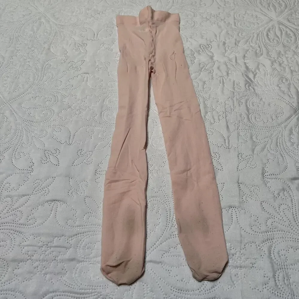 Solid Pink Dance Tights Size 4-6